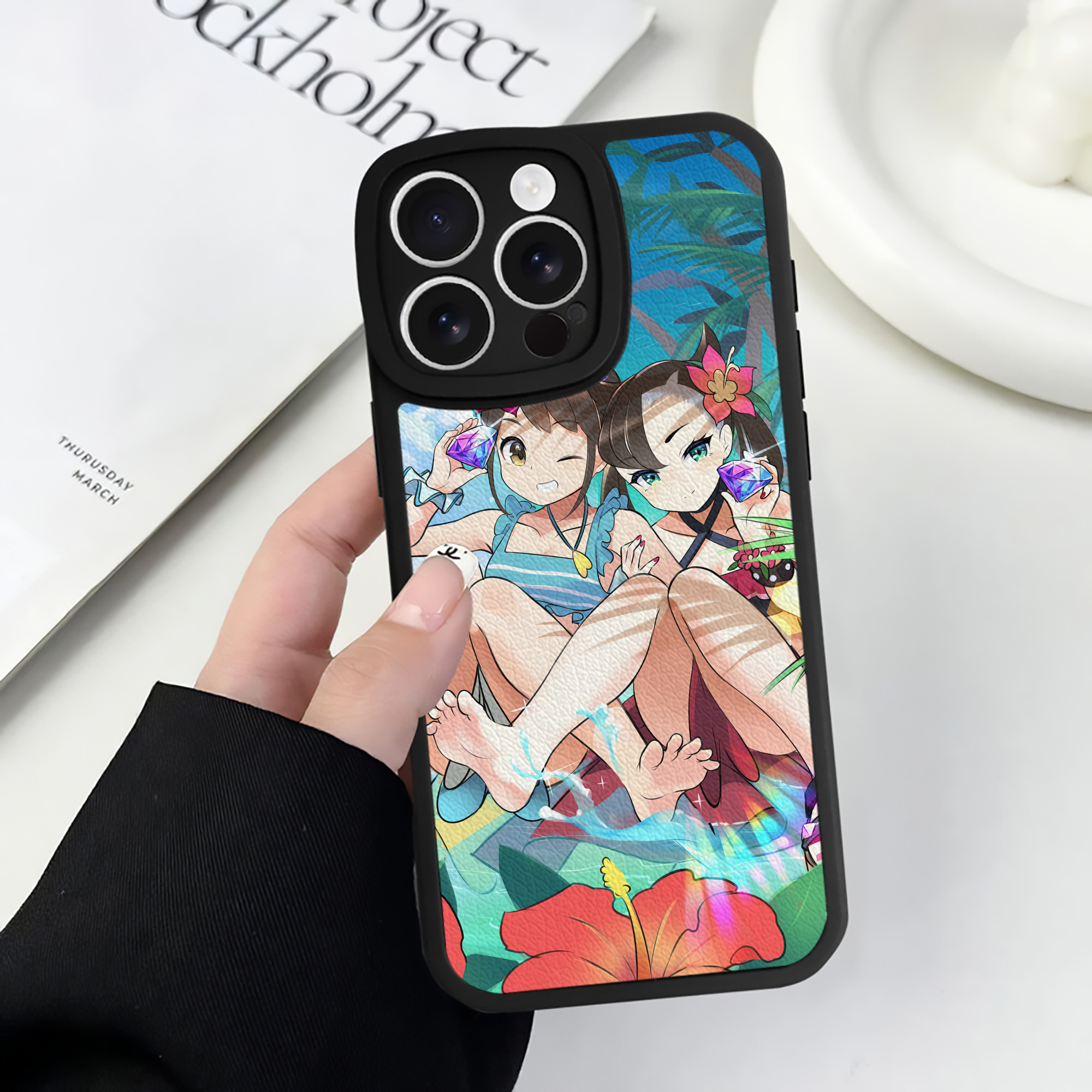 （画像用） ポケットモンスター Pokémon 【iPhone 16シリーズ対応】シリコンスマホケース（レザー調） 材質：シリコン